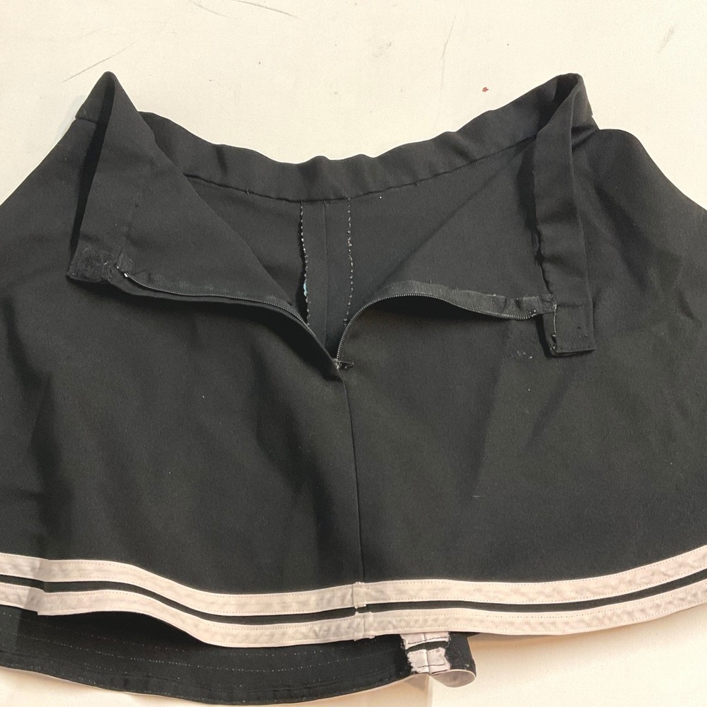 Vintage Varsity Spirit Cheerleader Uniform Set Red Black White 36 Small Medium - Picture 5 of 12